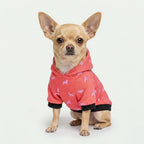 Meeboo Cameo Hoodie for Small Dogs in Frenchie Melon & Lilac